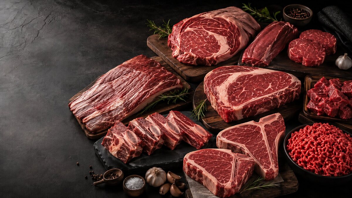 FullSet of beef — every main cut from one animal